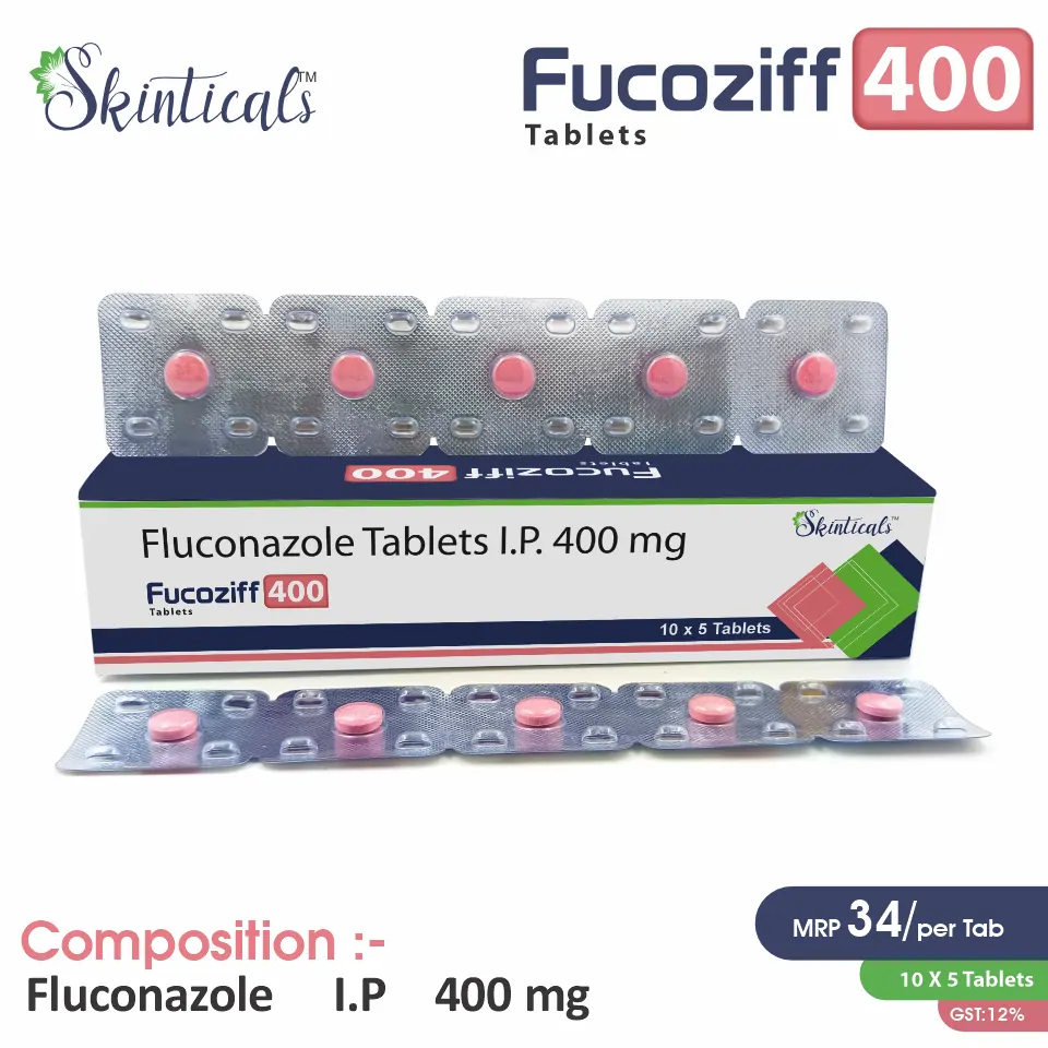 Fluconazole (400mg) Tablet at the best price in PCD Pharma Franchise for Antifungal, Fungal Infection Treatment.
